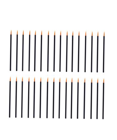 Healeved 100pcs Makeup Brush Eyeliner Tool Lip Applicator Disposable Fine Cosmetic Wands Point Gloss