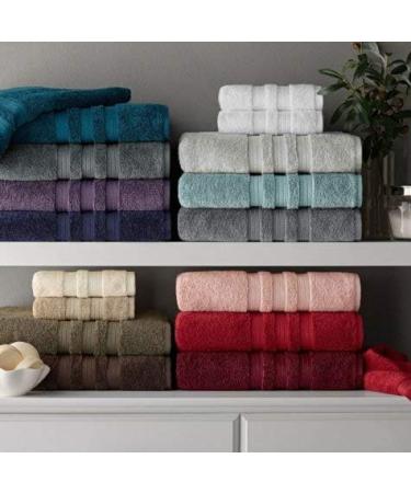 Hotel Premier Collection 100% Cotton Luxury Washcloth 2-Pack in White - Buy Online on SooperMarket.com
