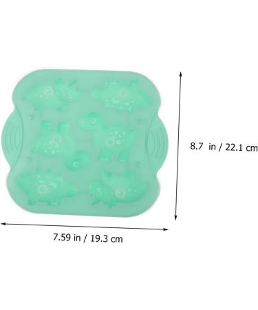 ABOOFAN Cake Mold Silicone Molds Cookie Silicone Gummy Molds Animal Rice Mold for Baking Ice Mold Platinum 22.1X19.3X2.6CM Green - Buy Online on SooperMarket.com