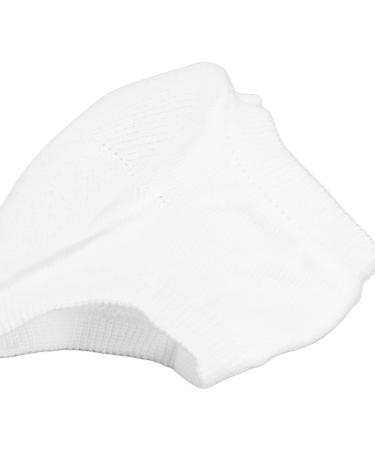 Stop Cracked Heels Toeless Spa Gel Socks for Foot Treatment Care 4 Pair Moisturizing Heel Socks Open Toe Socks for Dry Hard Cracked Heels(White) - Buy Online on SooperMarket.com