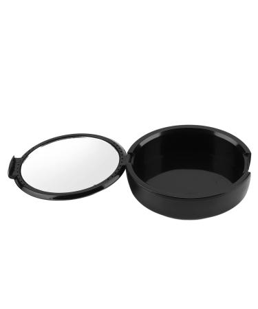 Denture Container Easy to Clean Lightweight Portable Dentures Environmentally Friendly Wide Application for the Elderly (Black)