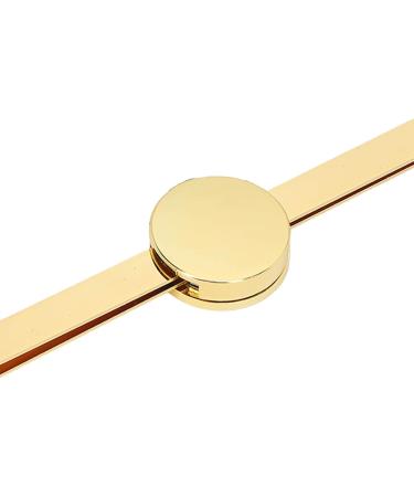 Compass Eyebrow Ruler Stainless Steel Material Gold Eyebrow Stencil Ruler Adjustable Accurate Positioning Compass Design Brow Measuring Tool - Buy Online on SooperMarket.com