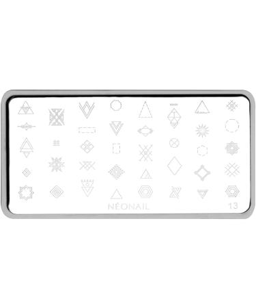 Neonail Stamping Plate 13 | Nail Art Stencils & Design | Perfect for French Nails & Stamping | Shop Internationally - Buy Online on SooperMarket.com