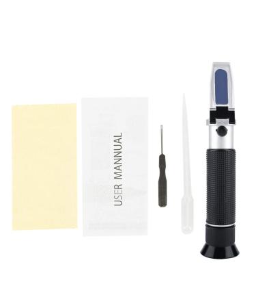 Joyzan Salinometer Salinity Refractometer Handheld Salt Level Analyzer 0 100% Reader with Digital Display Checker Accurate Measurement Readings for Aquariums Aquatic Environments Pools Testing Tool