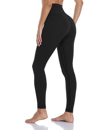 HeyNuts Women's High Waisted Yoga Leggings - 28'' Medium Black - Buy Online on SooperMarket.com