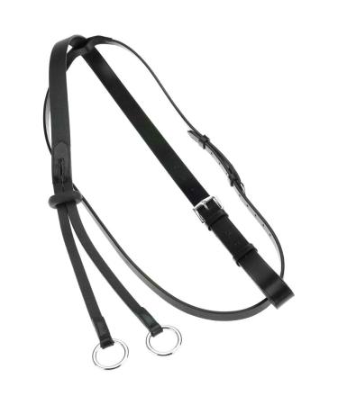 Cameo Equine Running Martingale - Great Value & Traditional Style Black Full