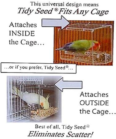 Tidy Seed Small: Mess-Free Bird Feeder for Clean and Organized Feeding - Buy Online on SooperMarket.com