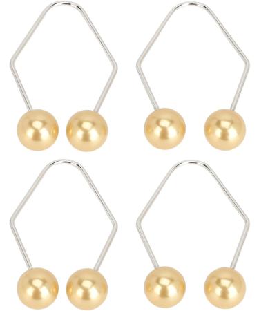 2 Pair Dimple Trainer Tool Piercing Improve Smile Dimple Maker Balls for Face Cheeks (Champagne Gold) - Buy Online on SooperMarket.com