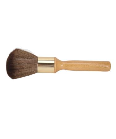 Neck Duster Brush Beech Wood Ergonomic Handle Portable Broken Hair Brush for Barber Large