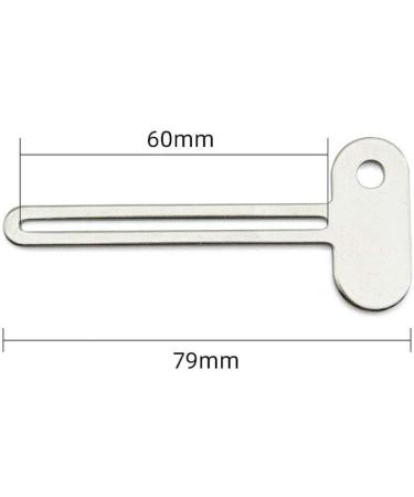 Tube Squeezer Tube Squeezer Extruder Stainless Steel Tube Tube Ringer Cream Toothpaste Ointment Extruder Multifunctional Living Convenient Energy Saving Eco Measures Toothpaste Gray Hair Dyeing Ointment Practical Cream Cosmetics Paints (2 Pieces) To Profe - Buy Online on SooperMarket.com