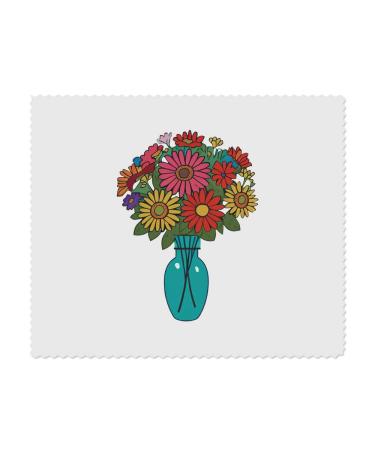 2 x Microfiber Cleaning Cloths "Vase of Flowers" (LC00024931)