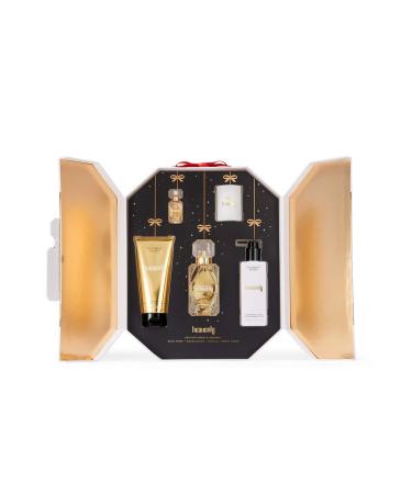 Victoria's Secret Heavenly Ultimate Fragrance 5 Piece Gift Set: 3.4oz Eau de Parfum, Mini Eau de Parfum, Candle, Lotion & Wash 4.23 Fl Oz (Pack of 5)