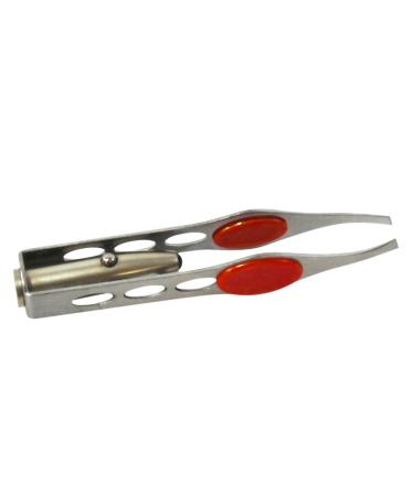 LED Tweezers - 1 Count | Precision Lighted Tweezers for Easy Hair Removal - Buy Online on SooperMarket.com
