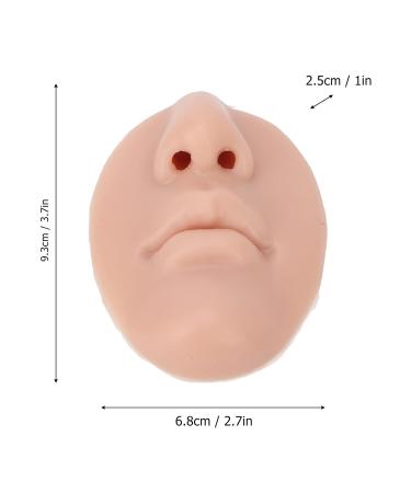 Silicone Nose Model - Soft & Realistic 3-Part Elastic Model for Salon - Medium Skin Color - Buy Online on SooperMarket.com