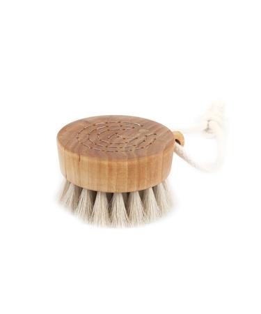 Iris Hantverk  Dry or Wet Skin Exfoliator Brush with Horse Hair Bristles and Birch Wood Handle  Dry or Wet Skin Exfoliator Brush for Men and Women