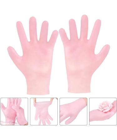Healeved 1 Pair Whitening Moisturizing Gloves Dry Skin Gloves White Gloves Men Heel Moisturizing Gloves Cotton Gloves Mini Bottle Portable Lotion Dry Rough Skin Glove Sebs Soft Pink - Buy Online on SooperMarket.com