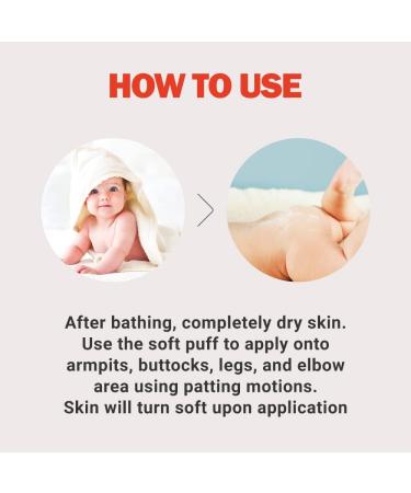 ATOPALM Derma Soothing Powder Pact 0.8 Oz - Talc-Free Baby Dusting Powder with Cornstarch and Panthenol for Calming Sweat Rash - 23g Renewal - Buy Online on SooperMarket.com