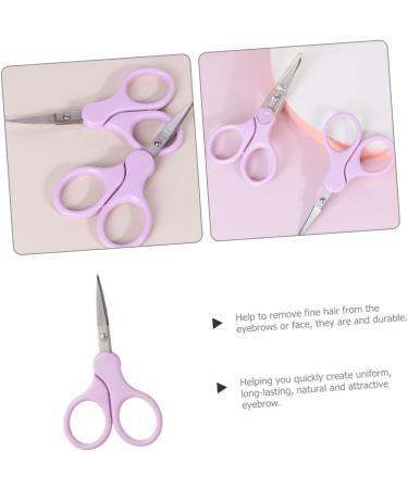 NOLITOY Mustache Trimmer & Eyebrow Scissors - Stainless Steel Beauty Shears for Precision Grooming | Small Metal Scissors for Men & Women - Buy Online on SooperMarket.com