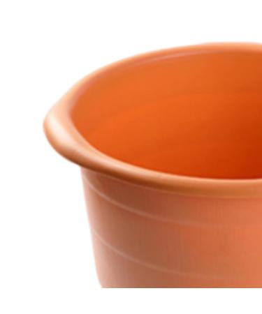 Colcolo Foot Bath & Spa Pool - Durable Foot Soak Bucket with Handles for Home Pedicure - 27.9 x 19.1 cm Orange - Buy Online on SooperMarket.com