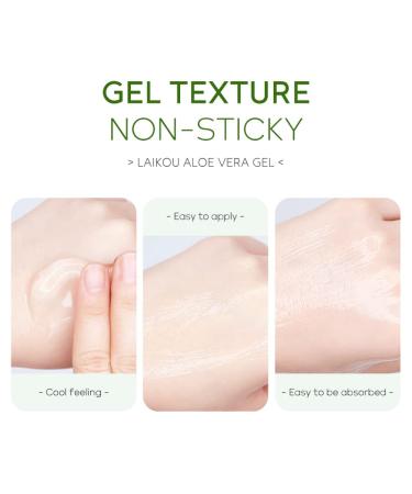 Organic Aloe Vera Gel for Face and Body - 96% Fresh Aloe, Deeply Soothing & Firming, Sunburn Relief, Acne Treatment - Buy Online on SooperMarket.com