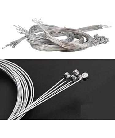 BlueSunshine 10 Pcs 1.8m Bike Shifter/Brake Cable Set with Alloy Cap End Tips - 10 Pack - Buy Online on SooperMarket.com