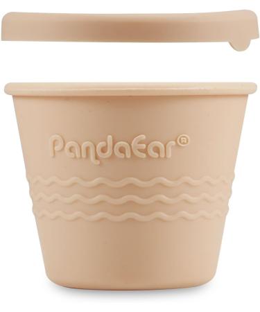 Pandaear 12-Piece Silicone Baby Food Storage Set | 4 oz Porridge Freezing Containers with Airtight Lids - Ideal for Complementary Baby Food - Buy Online on SooperMarket.com