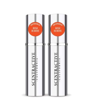 CA Perfume Impression of H. Bosh Bosh In Move For Men Replica Version Fragrance Dupes Concentrated Long Lasting Eau de Parfum Spray Refillable Atomizer Bottle 0.17 Fl Oz/5ml-X2 H. BOSH BOSH IN MOVE IMPRESSION 0.34 Fl Oz (Pack of 1)