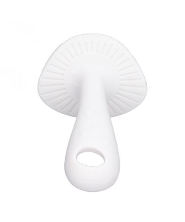 Silicone Baby Teether Stick for 6-12 Months | Easy-to-Clean Teething Toy in Candy Shape | BPA-Free (Pink White) - Buy Online on SooperMarket.com