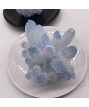 1pc Natural Blue Crystals Quartz Cluster Freeform Reiki Stones Room Home Office Aquarium Decoration Accessories Gemstone Home Collections (Size : 460-560g) - Buy Online on SooperMarket.com