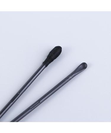 Vctitil Disposable Cotton Swabs - Double-Headed Ear Spoons & Nail Art Sticks - Black Cotton Pads for Ear Cleaning & Beauty Care - International Shipping Available - Buy Online on SooperMarket.com