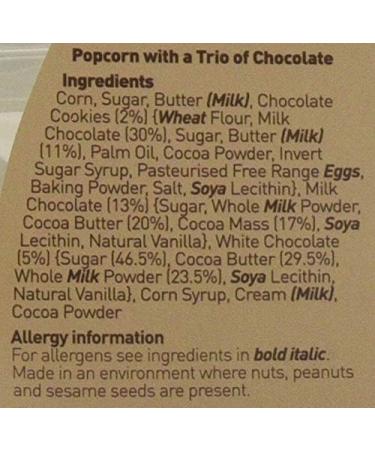 Joe & Seph's Trio of Chocolate Popcorn Pouch - 80g | Gourmet Air-Popped Sweet Snack | Movie Night and Party Treats - Buy Online on SooperMarket.com