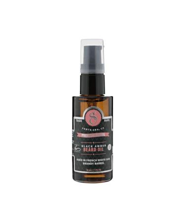 Suavecito Premium Blends Beard Oil Leave-In Beard Conditioner For Softening Hair Hydrating Skin Eliminating Beard Dandruff Healthy Beard Growth Black Amber Fragrance 1 Fl Oz/28g