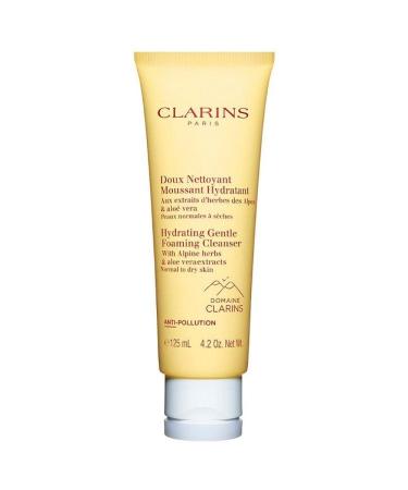 Clarins Hydrating Gentle Foaming Cleanser | Cleanses  Smoothes  Refreshes and Balances Skin 4.2 Fl Oz