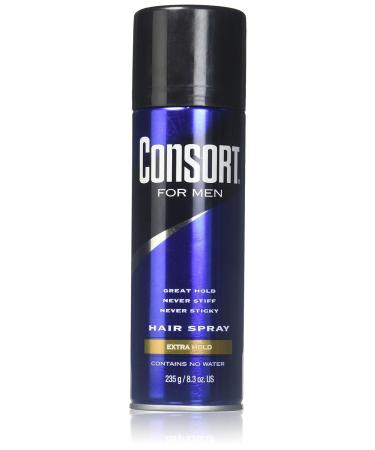 Consort For Men Hair Spray Aerosol Extra Hold 8.30 oz (Pack of 2) - Buy Online on SooperMarket.com