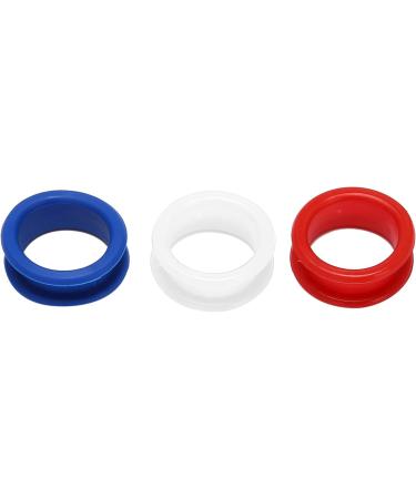 Dacvgog 50 Pieces of Silicone Finger Rings for Any Scissors Insert Hair Cutting Styling Tools Accessories Mixing Colors - Buy Online on SooperMarket.com