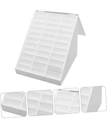 Healeved 1pc Nail Art Display Box Nail Polish Sample Display Nail Sample Display Board Manicure Display Board Nail Polish Display Rack Nail Gel Grid Display Stand White - Buy Online on SooperMarket.com