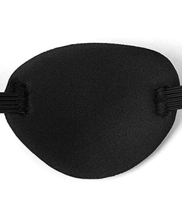 DNHCLL Black Eye Patch - Soft & Comfortable Pirate Eye Mask for Amblyopia, Lazy Eye - Adjustable Buckle - Adults & Kids - Buy Online on SooperMarket.com