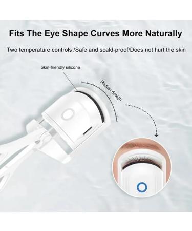 FIOERDTUIE Electric Eyelash Curler Ultimate Makeup Tool for Beautiful Eyes Professional Eyelash Electronic Curler Eyelash Clip Pink - Buy Online on SooperMarket.com