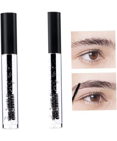 Clear Eyebrow Setting Gel Waterproof Liquid Brow Shaping Gel Long Lasting Brow Gel with Brush 2PCS eyebrow styling wax - Buy Online on SooperMarket.com
