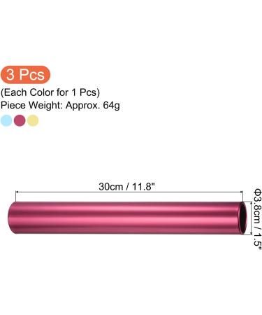 PATIKIL Aluminum Alloy Relay Track Batons Set for Outdoor Athletics - Blue/Gold/Red - Buy Online on SooperMarket.com