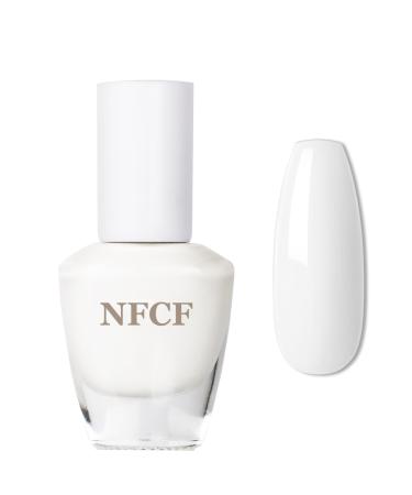 White Nail Polish - Pure White Nail Varnish - Long Lasting Chip Resistant & Quick Drying Nail Polish for DIY Nail Art Manicure at Home Salon