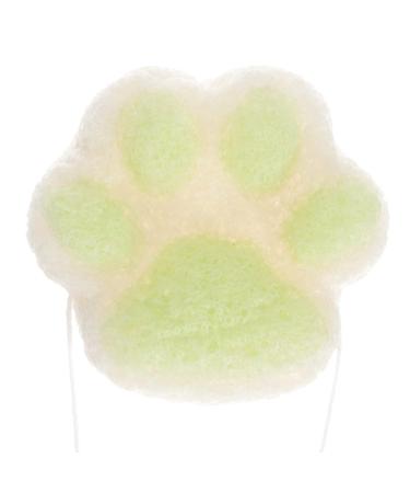 Kisangel Baby Facial Foam Loofah Sponge Face Cleansing Pads Baby Powder Talc- Cat Paw Bath Sponge Baby Sponge for Bathing Bath Sponges for Shower Toddler Body Powder Puff As Shown 4.9x4.8CM