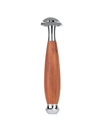 Classic razor razor with safe wooden handle lightweight for a clean facial shave