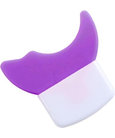 Mascara Eyelash Deflector Eyelash Applicator Prevent Smudge Double Arc Silicone For All Face Shapes (Purple) - Buy Online on SooperMarket.com