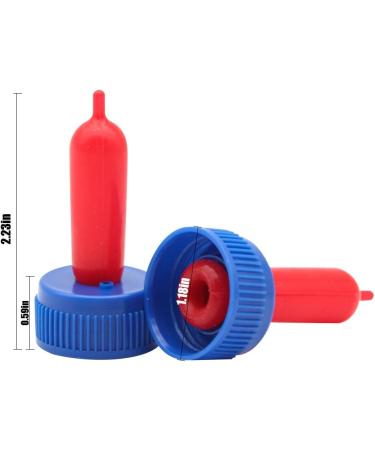 APlayfulBee Soft Silicone Goat Nipple 25Pcs - Blue | Farm Supplies for Sheep, Goat, Calf, Dog | Milk Bottle Topper for Efficient Feeding - Buy Online on SooperMarket.com