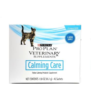 Purina Pro Plan Veterinary Supplements Calming Care Feline Formula Cat Supplements - 45 Ct Box