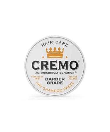 Cremo Barber Grade Dry Shampoo Paste Refreshes Hair Without Water 4 Oz