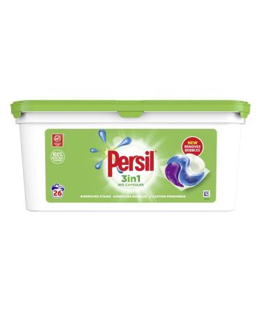Persil Bio Laundry Washing Capsules 26 Washes Fresh 840 g (Pack of 1)