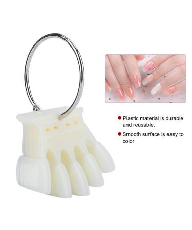 Plastic Nail Art Accessories - 2 Kinds Nail Color Card for Professional Nail Salon | Practice Skills in Natural Colors - Buy Online on SooperMarket.com