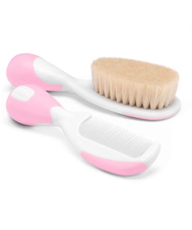 Chicco 00006569100000 Comb and Brush Pink